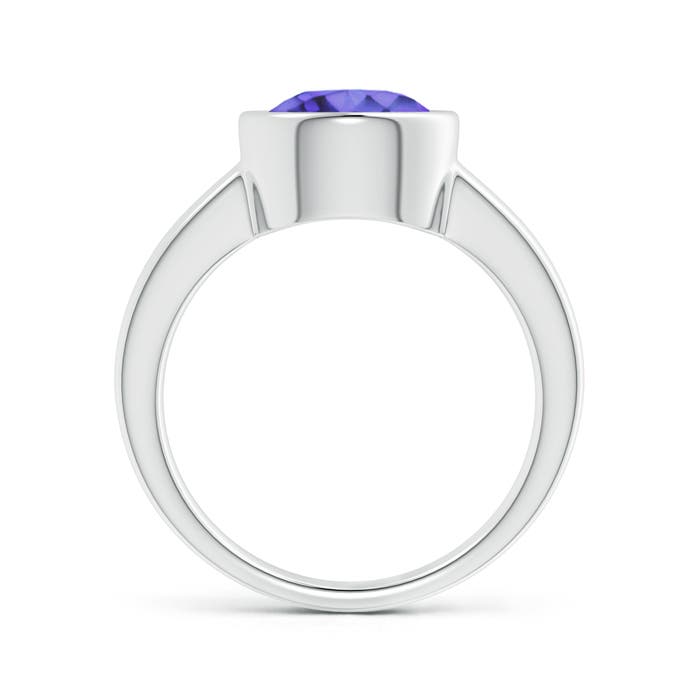 AA - Tanzanite / 2.4 CT / 14 KT White Gold