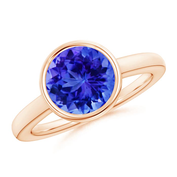 AAA - Tanzanite / 2.4 CT / 14 KT Rose Gold