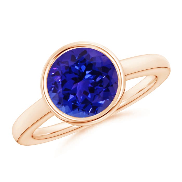 AAAA - Tanzanite / 2.4 CT / 14 KT Rose Gold