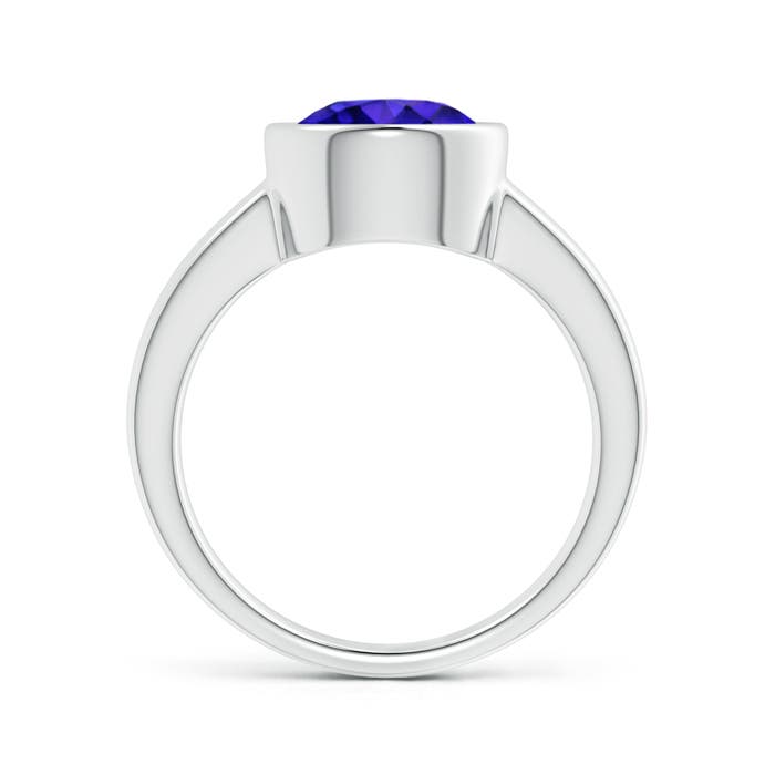 AAAA - Tanzanite / 2.4 CT / 14 KT White Gold