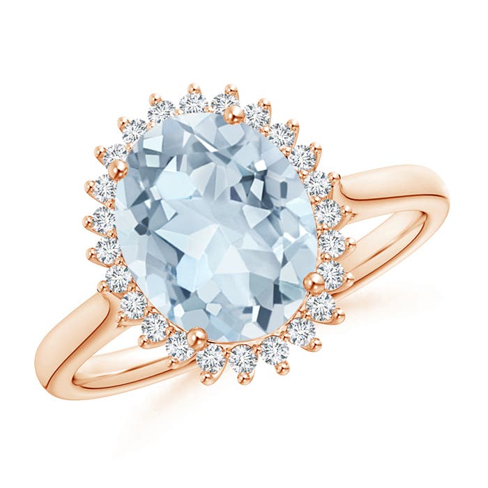 A - Aquamarine / 2.39 CT / 14 KT Rose Gold