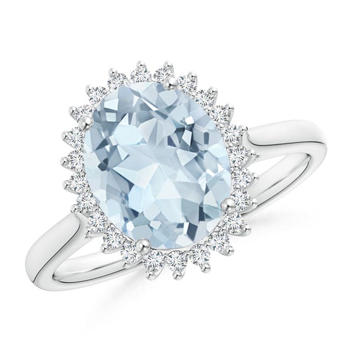 A - Aquamarine / 2.39 CT / 14 KT White Gold