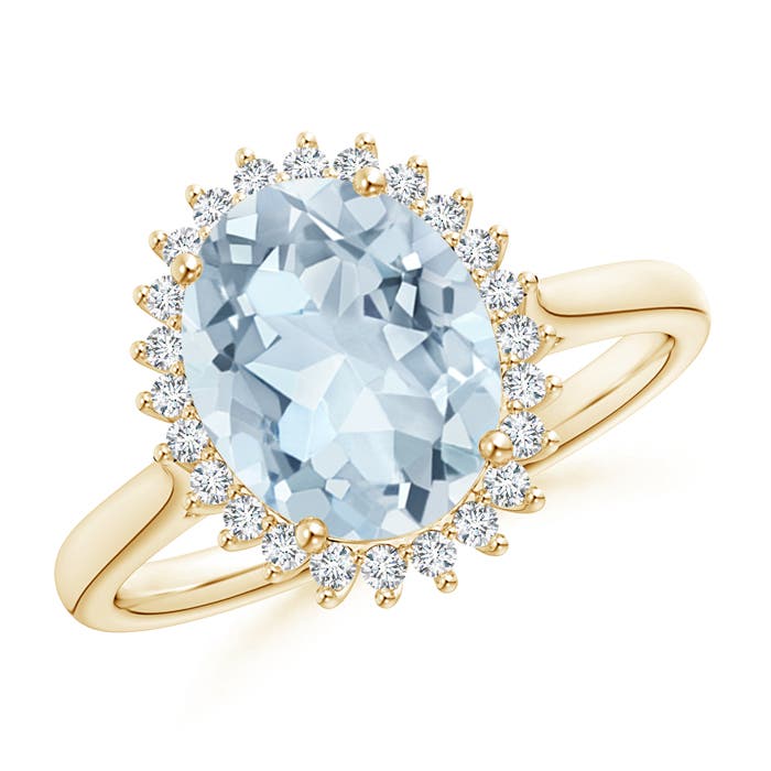 A - Aquamarine / 2.39 CT / 14 KT Yellow Gold