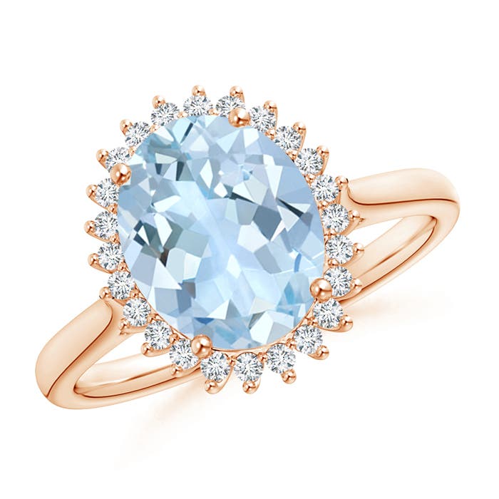 AA - Aquamarine / 2.39 CT / 14 KT Rose Gold