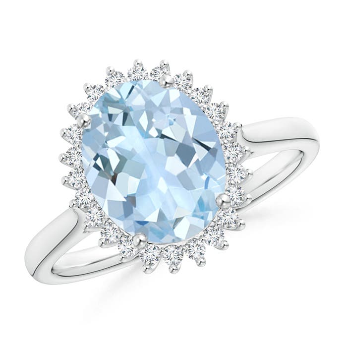 AA - Aquamarine / 2.39 CT / 14 KT White Gold