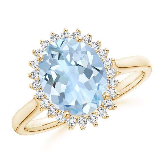 AA - Aquamarine / 2.39 CT / 14 KT Yellow Gold