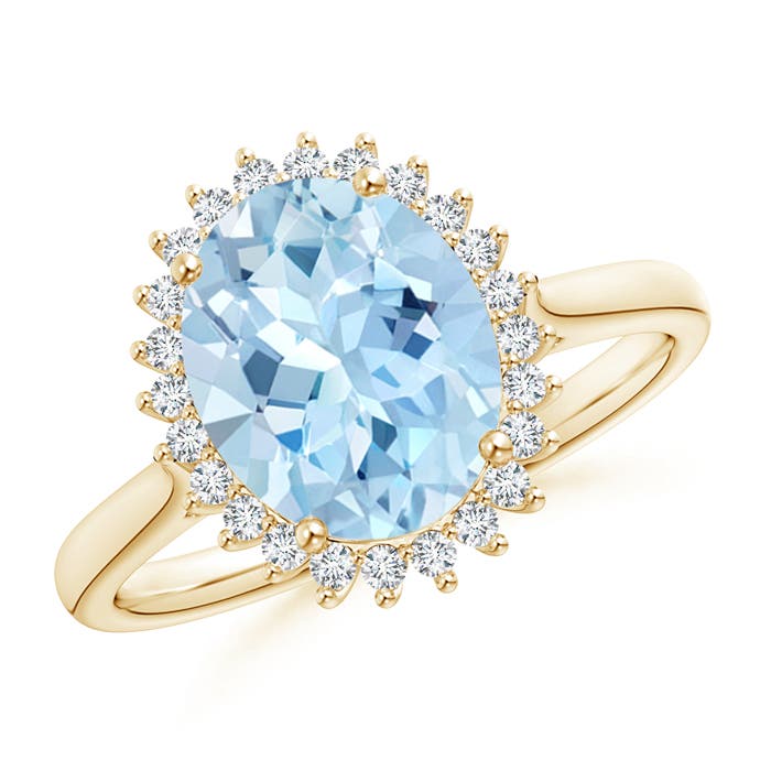 AAA - Aquamarine / 2.39 CT / 14 KT Yellow Gold