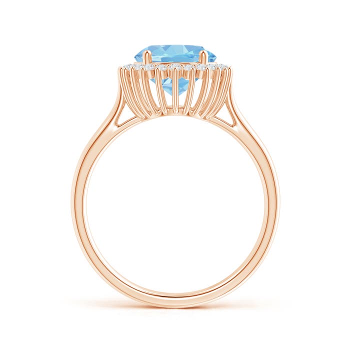 AAAA - Aquamarine / 2.39 CT / 14 KT Rose Gold