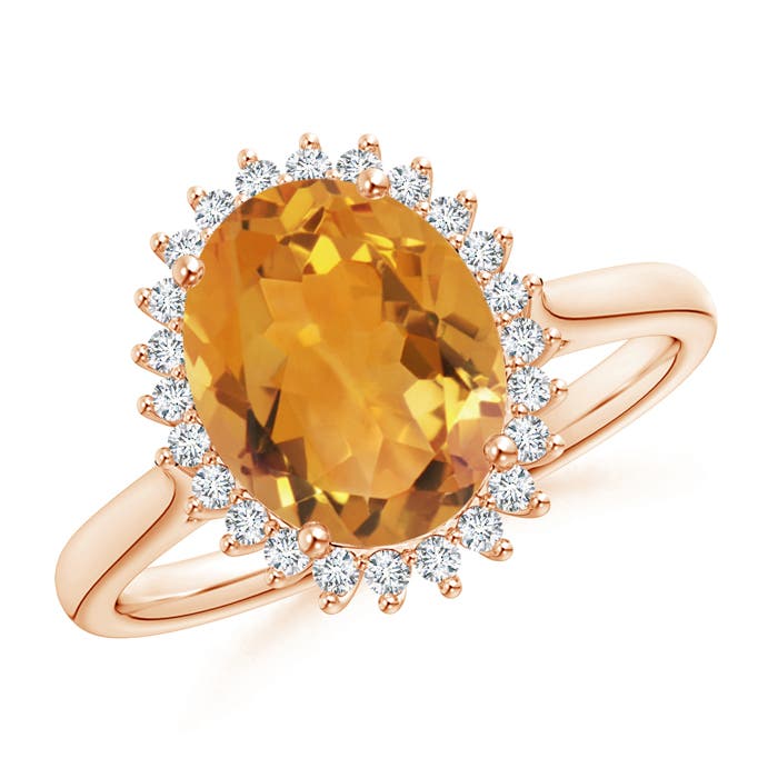 AA - Citrine / 2.69 CT / 14 KT Rose Gold