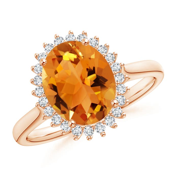 AAA - Citrine / 2.69 CT / 14 KT Rose Gold