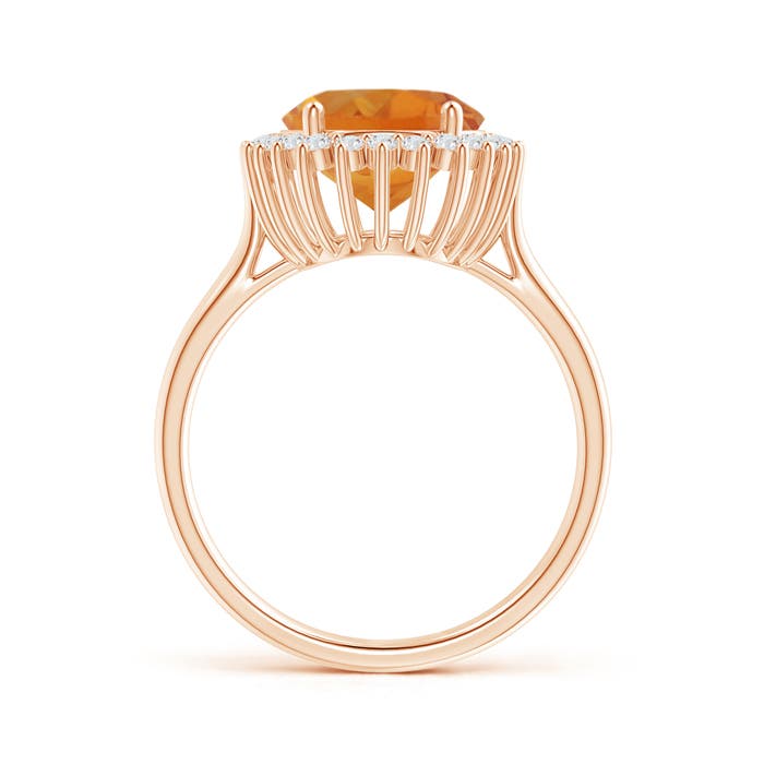 AAA - Citrine / 3.64 CT / 14 KT Rose Gold