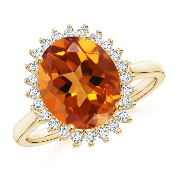 AAAA - Citrine / 3.64 CT / 14 KT Yellow Gold