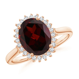Oval A Garnet