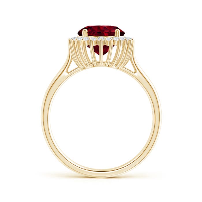 A - Garnet / 3.14 CT / 14 KT Yellow Gold