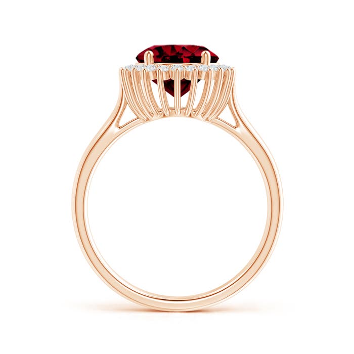 AAAA - Garnet / 3.14 CT / 14 KT Rose Gold