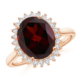Oval A Garnet