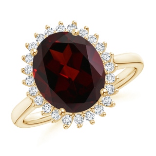 Oval A Garnet