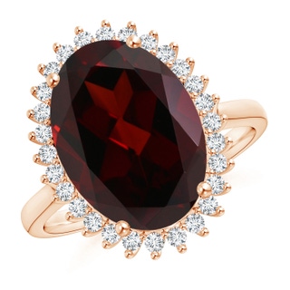 Oval A Garnet