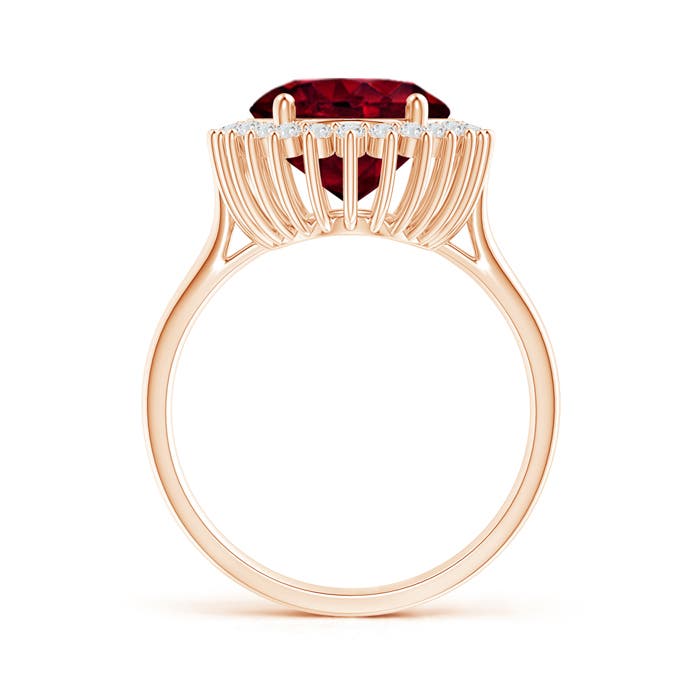 A - Garnet / 6.74 CT / 14 KT Rose Gold