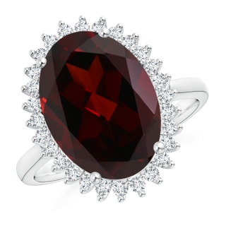 Oval A Garnet