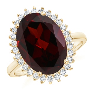 Oval A Garnet