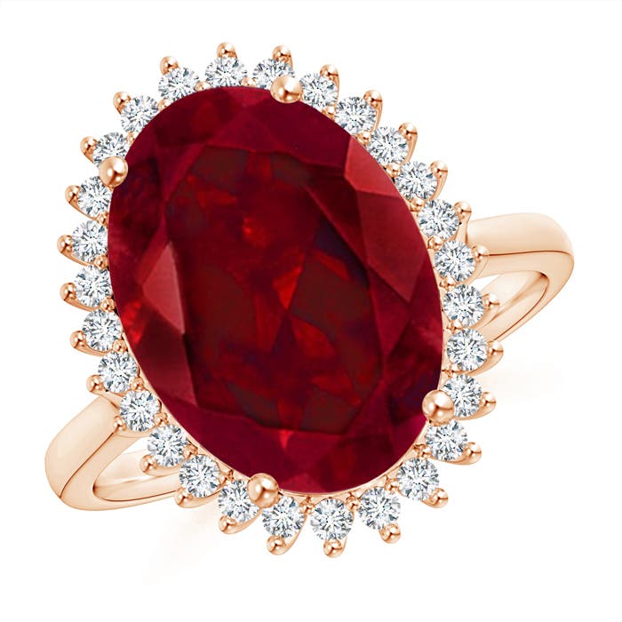 AAA - Garnet / 6.74 CT / 14 KT Rose Gold