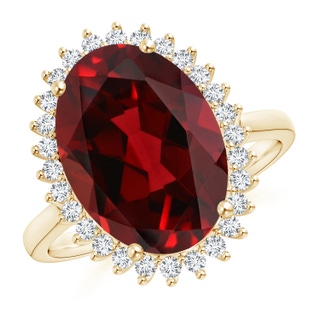 Oval AAAA Garnet
