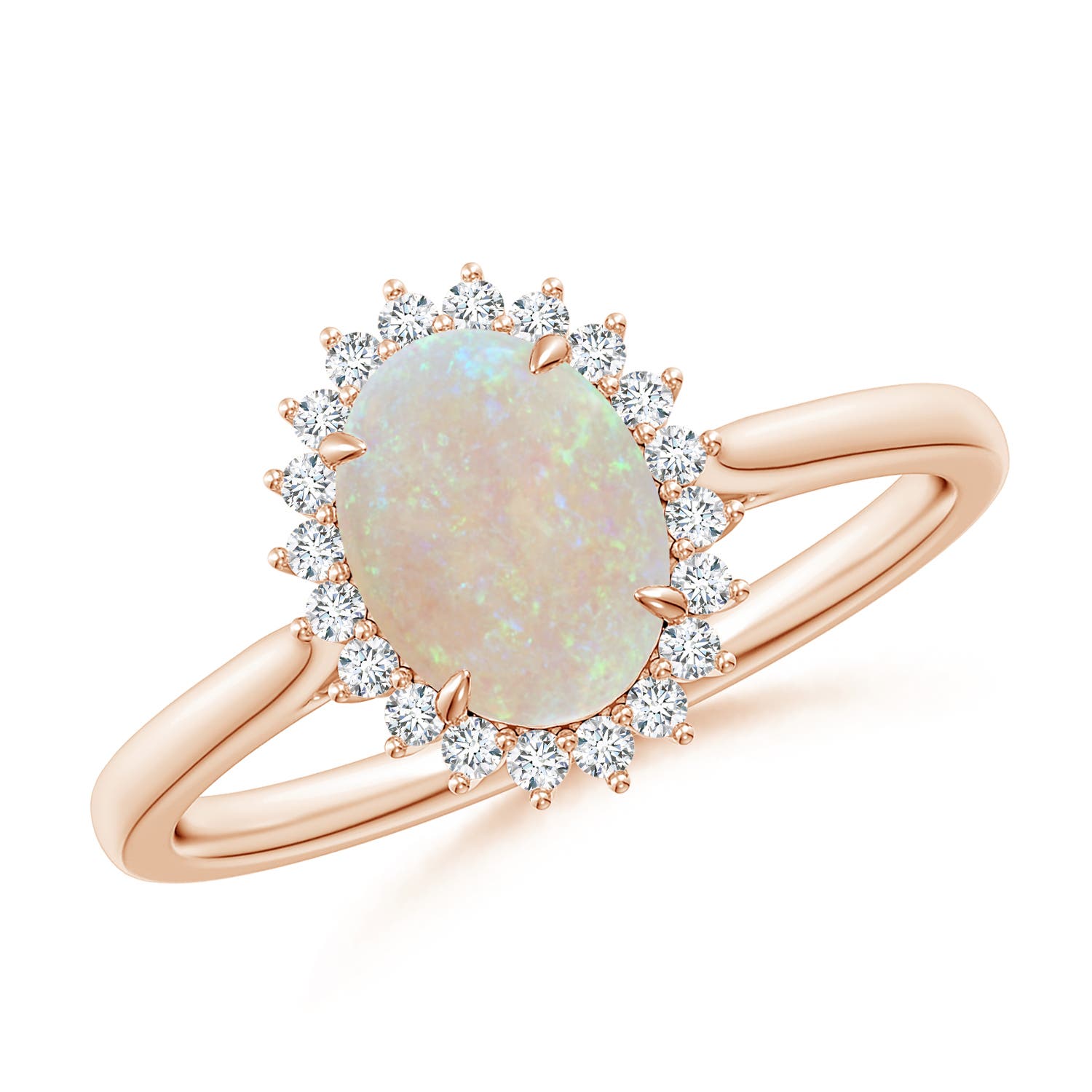 AA - Opal / 0.96 CT / 14 KT Rose Gold