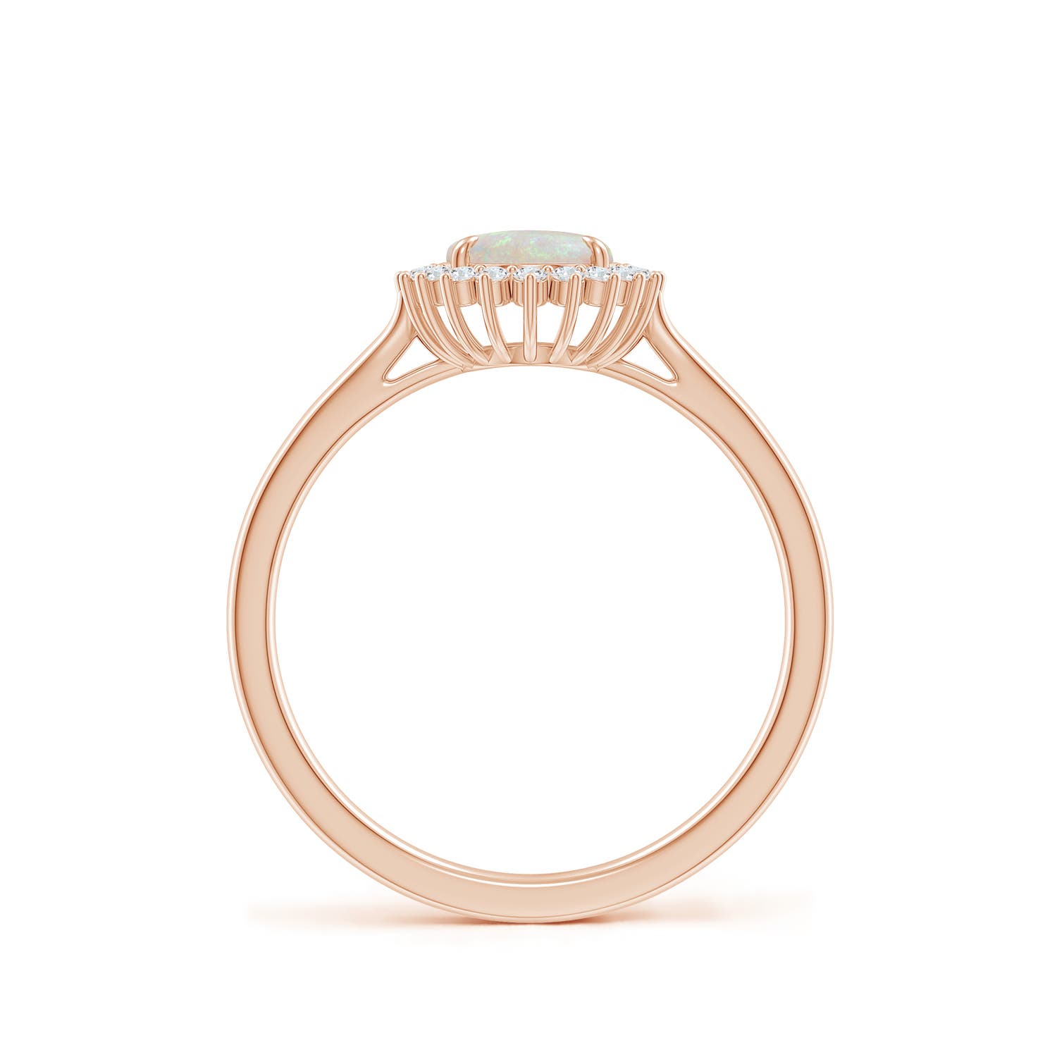 AA - Opal / 0.96 CT / 14 KT Rose Gold