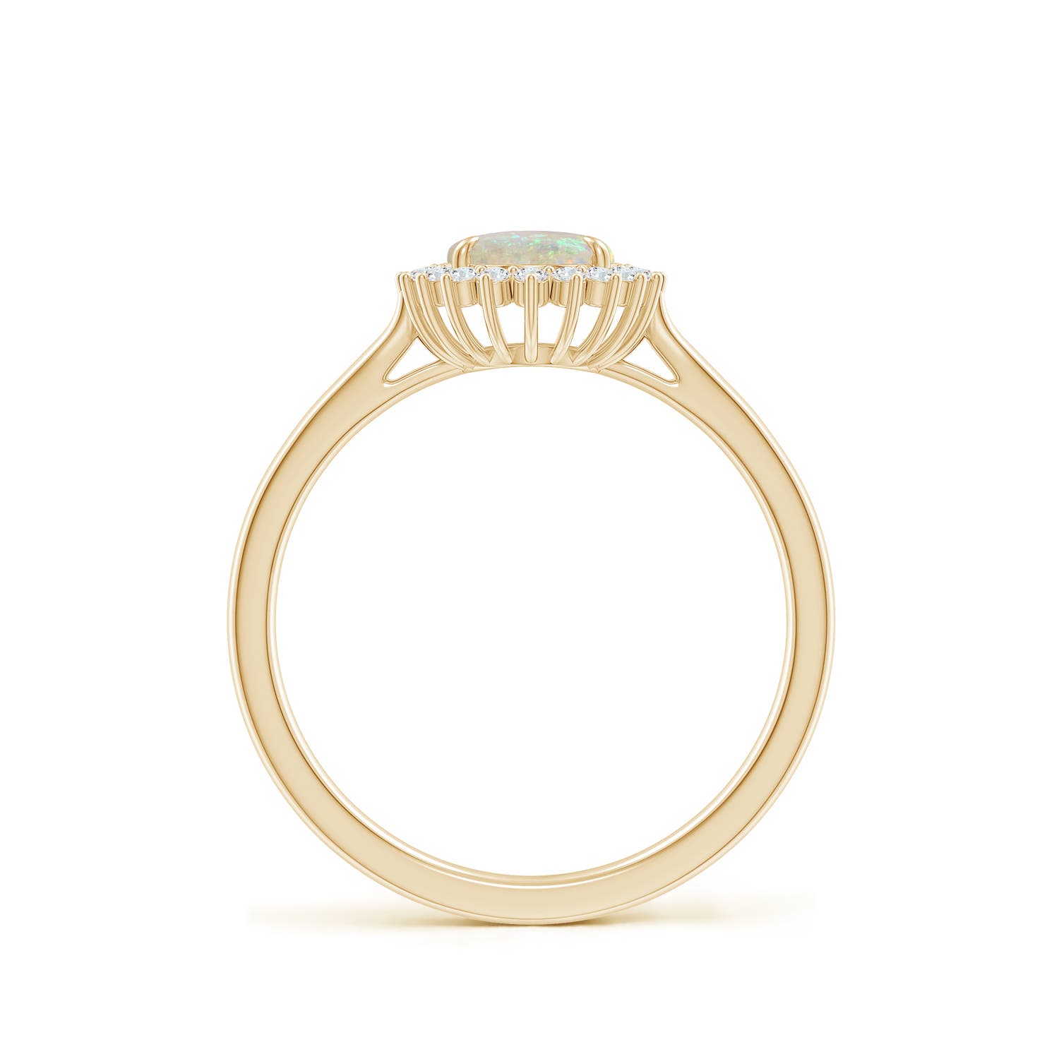 AAA - Opal / 0.96 CT / 14 KT Yellow Gold