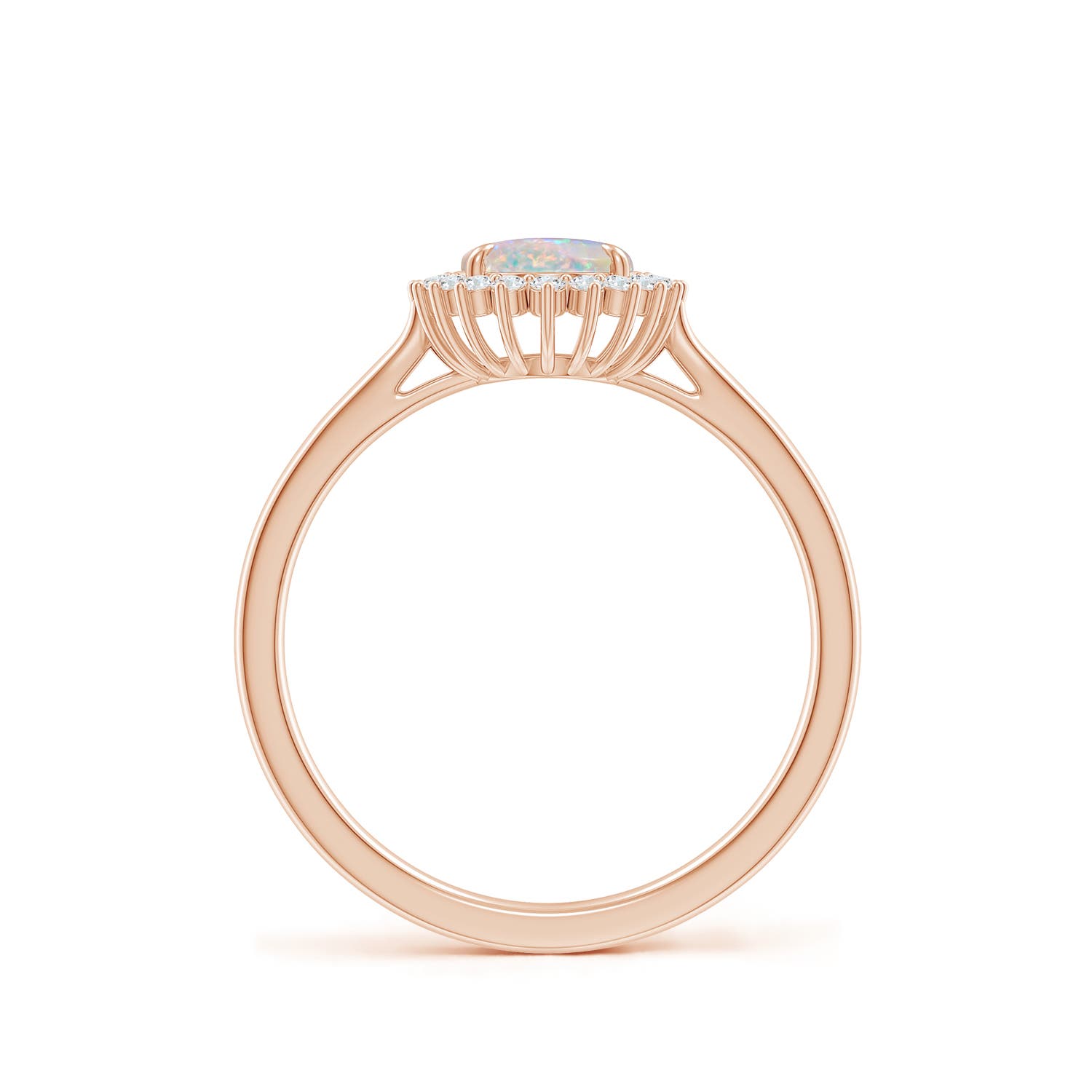 AAAA - Opal / 0.96 CT / 14 KT Rose Gold