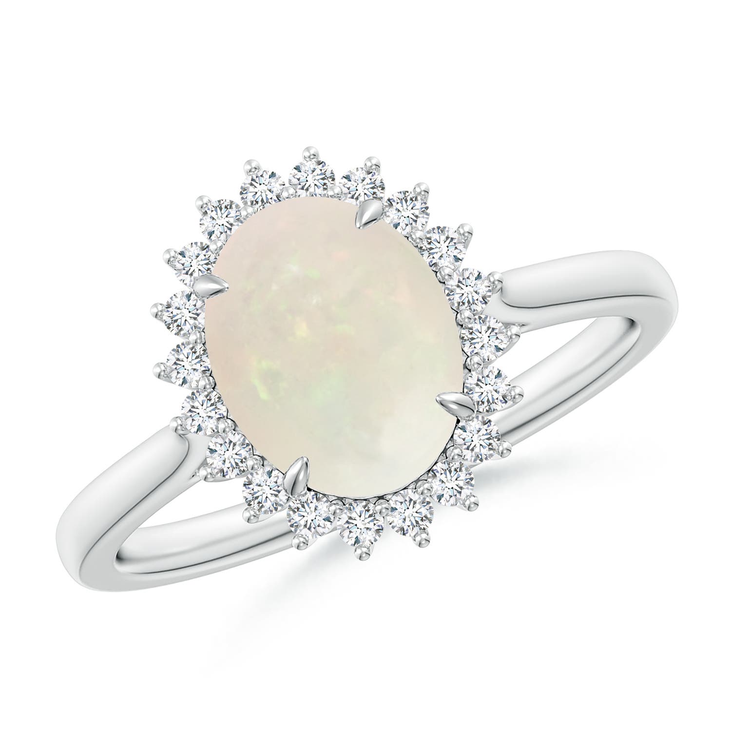 A - Opal / 1.26 CT / 14 KT White Gold