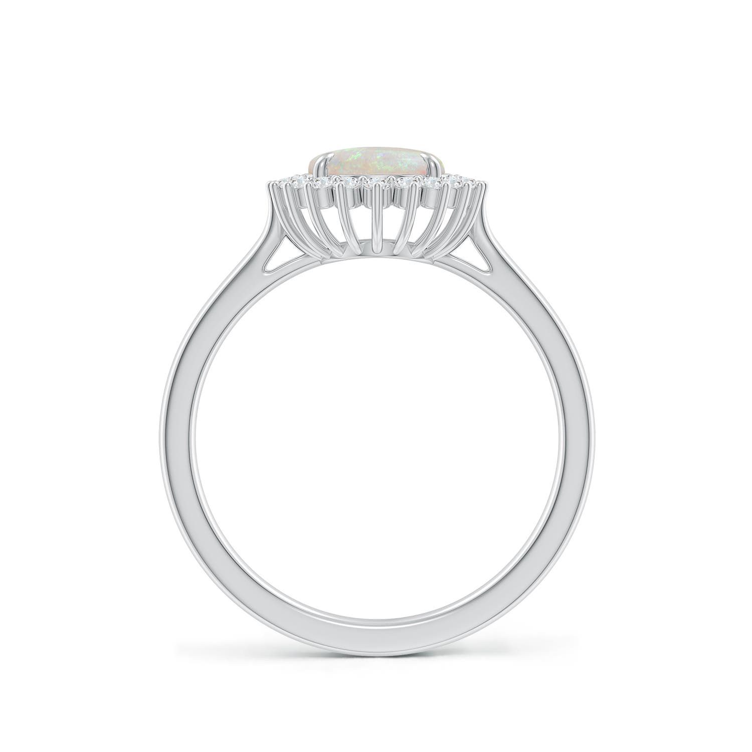 AA - Opal / 1.26 CT / 14 KT White Gold