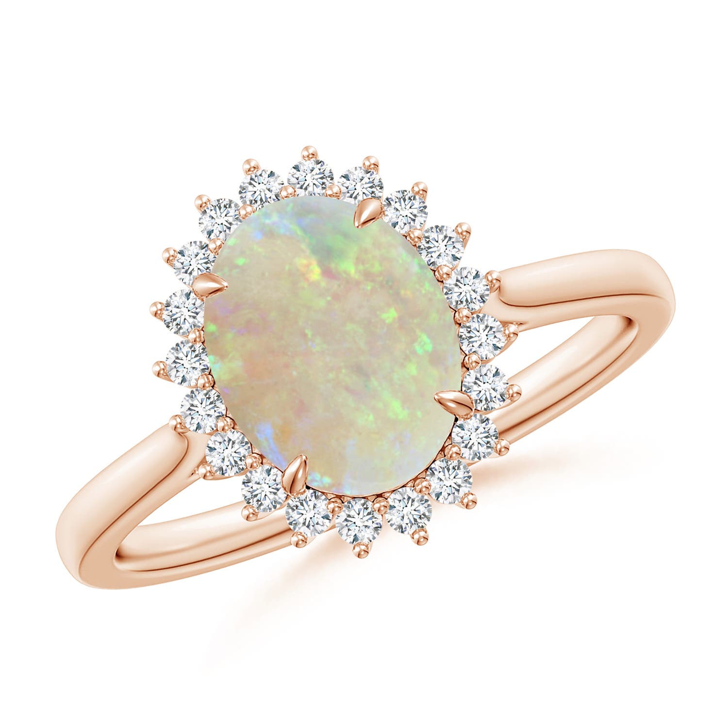 AAA - Opal / 1.26 CT / 14 KT Rose Gold