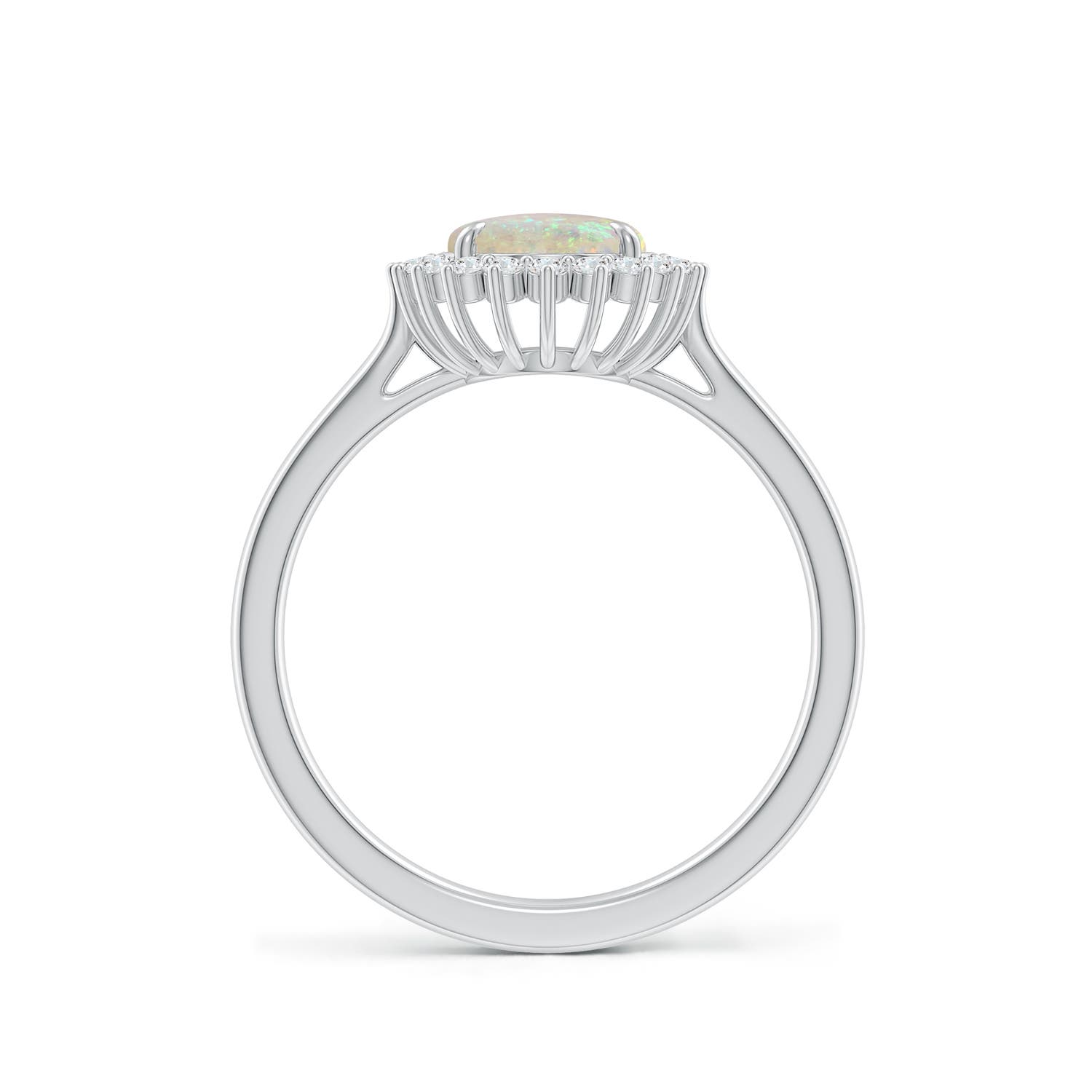 AAA - Opal / 1.26 CT / 14 KT White Gold