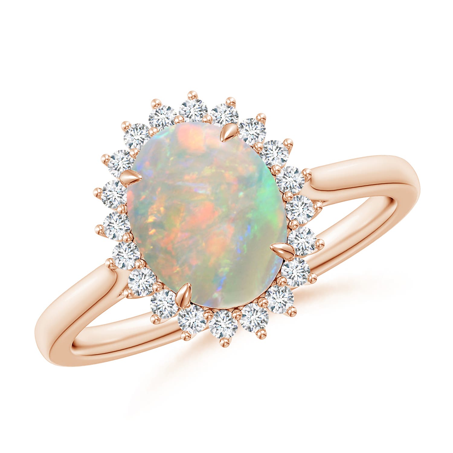 AAAA - Opal / 1.26 CT / 14 KT Rose Gold