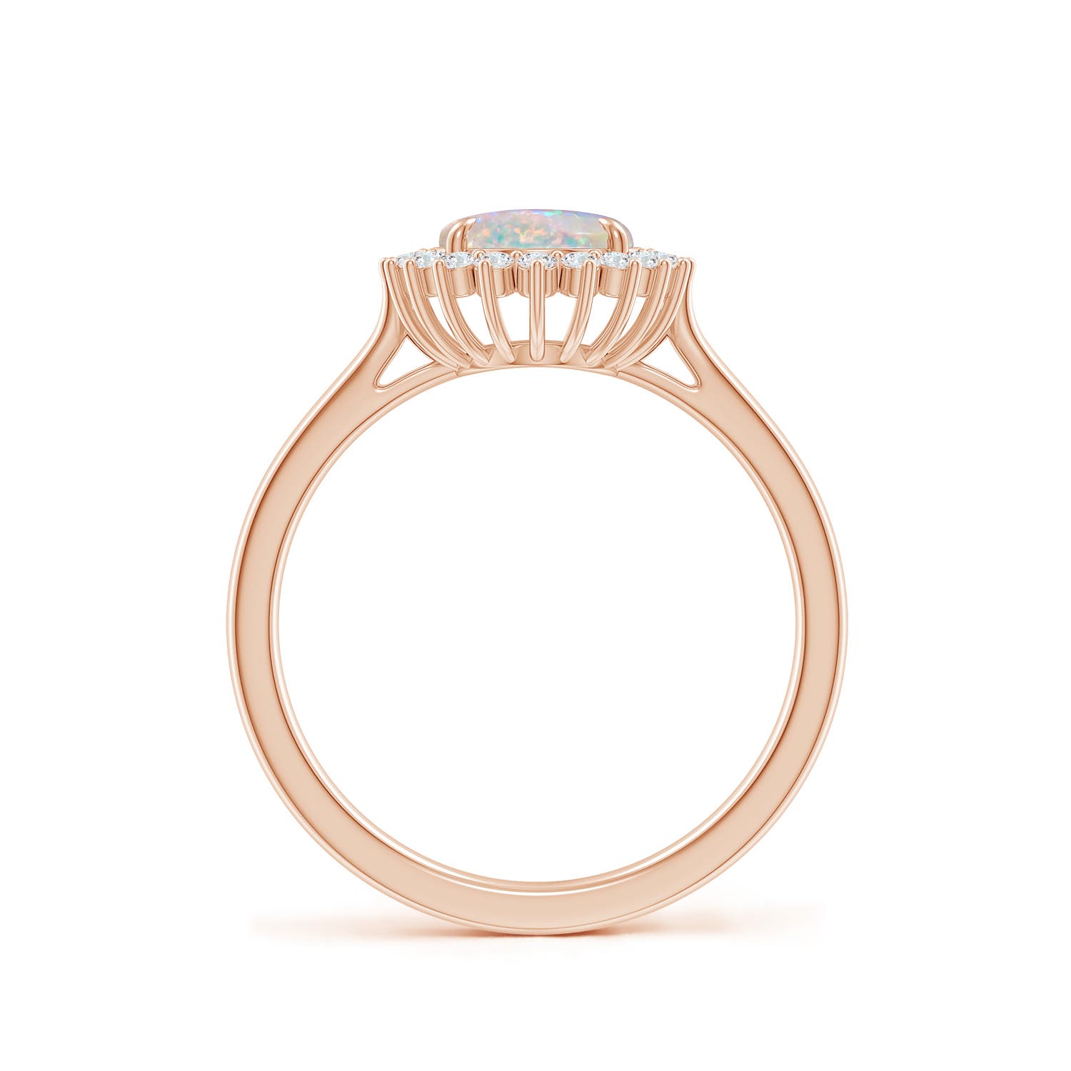 AAAA - Opal / 1.26 CT / 14 KT Rose Gold