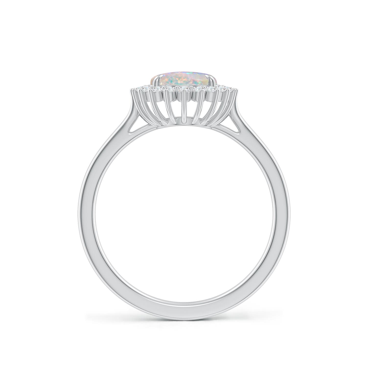 AAAA - Opal / 1.26 CT / 14 KT White Gold