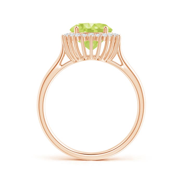 A - Peridot / 2.79 CT / 14 KT Rose Gold