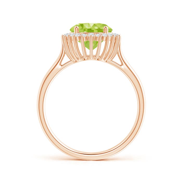 AA - Peridot / 2.79 CT / 14 KT Rose Gold