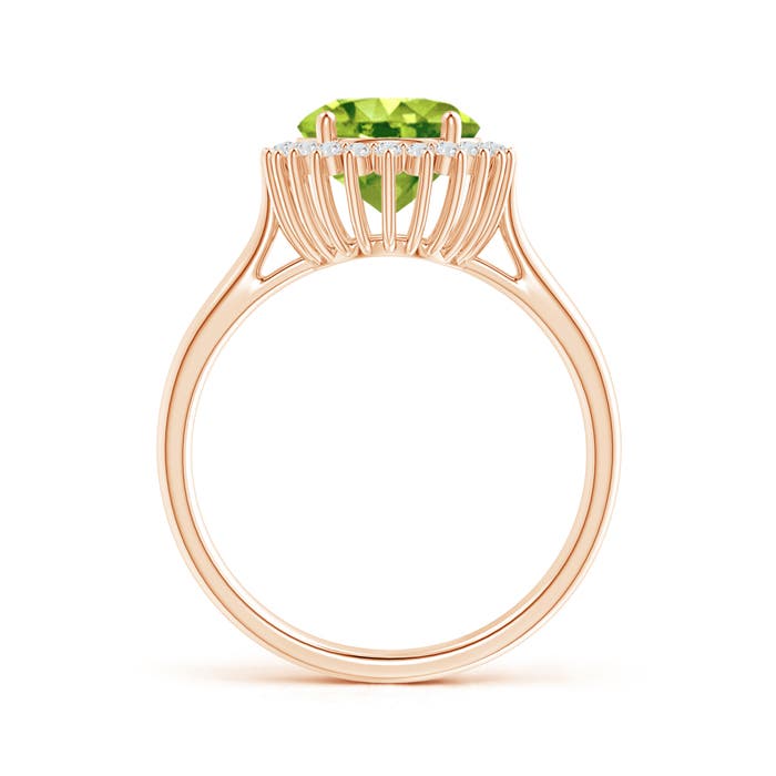 AAA - Peridot / 2.79 CT / 14 KT Rose Gold