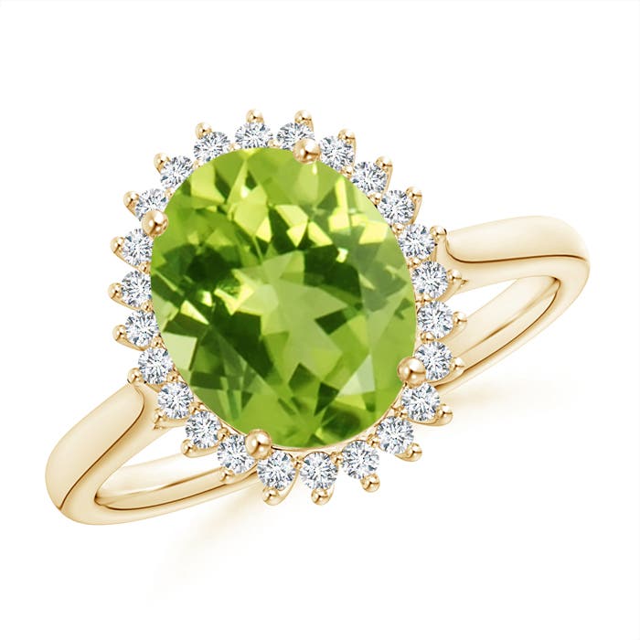 AAA - Peridot / 2.79 CT / 14 KT Yellow Gold