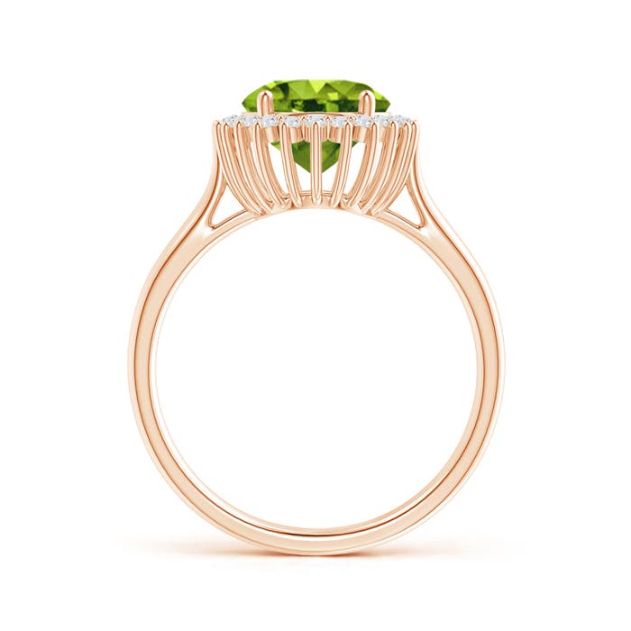 AAAA - Peridot / 2.79 CT / 14 KT Rose Gold