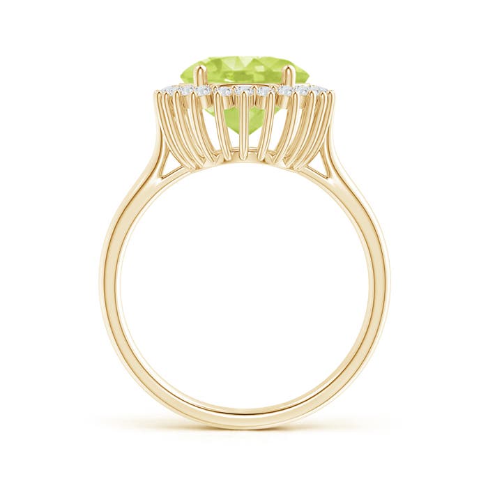 A - Peridot / 4.14 CT / 14 KT Yellow Gold