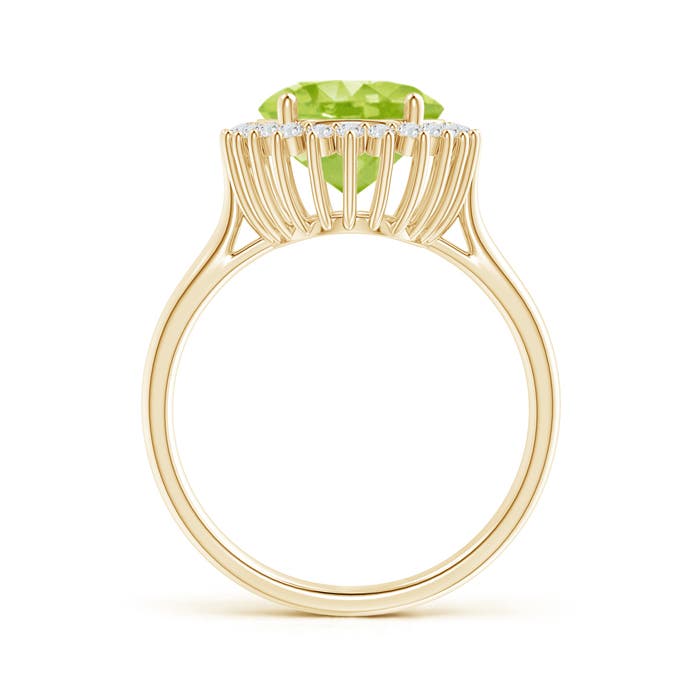 AA - Peridot / 4.14 CT / 14 KT Yellow Gold