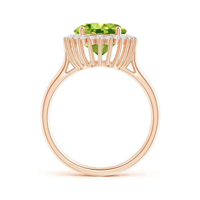 AAA - Peridot / 4.14 CT / 14 KT Rose Gold