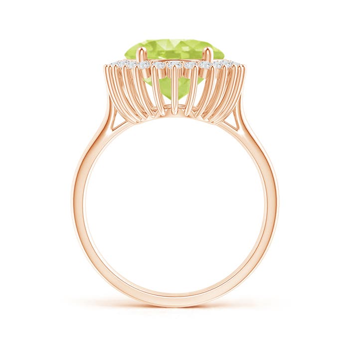 A - Peridot / 5.14 CT / 14 KT Rose Gold