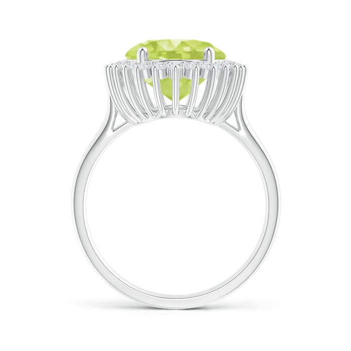 A - Peridot / 5.14 CT / 14 KT White Gold