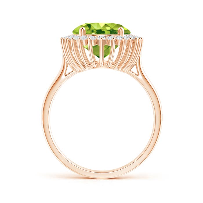 AAA - Peridot / 5.14 CT / 14 KT Rose Gold