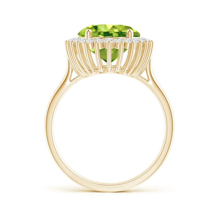 AAA - Peridot / 5.14 CT / 14 KT Yellow Gold